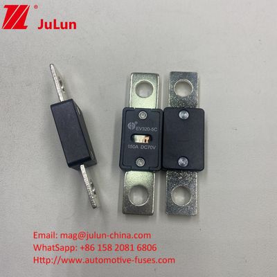 EV320-5C 150A 70VDC SINOFUSE Fuse Otomotif Rekomendasi Torsi ketat 11-13N·m Untuk pemasangan M8 dengan karakteristik listrik yang tahan lama