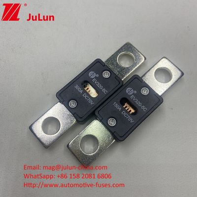 EV320-5C 500A 70VDC SINOFUSE GB/T31465.5-2015 Sertifikasi Portable EV Charger Fuse dengan DC Fuse untuk EV HEV Protection