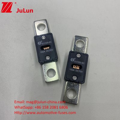 EV320-5C 500A 70VDC SINOFUSE GB/T31465.5-2015 Sertifikasi Portable EV Charger Fuse dengan DC Fuse untuk EV HEV Protection