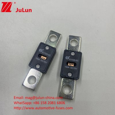 EV320-5X 80A 70VDC SINOFUSE Fuse Keramik Otomotif Ukuran Kecil Perlindungan Sirkuit Singkat Tembaga Perak Kuarsa Pasir Emas