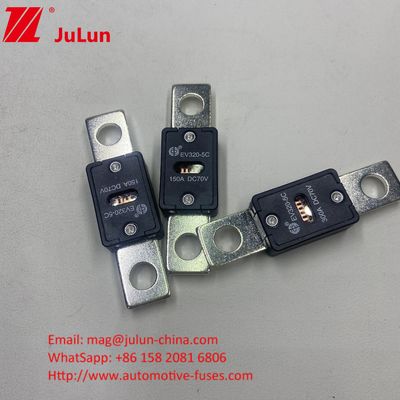 EV320-5X 100A 70VDC Keramik Fuse Mobil Karakteristik Listrik 1.0 Dalam 4 Jam 3.0 Dalam 10s Max