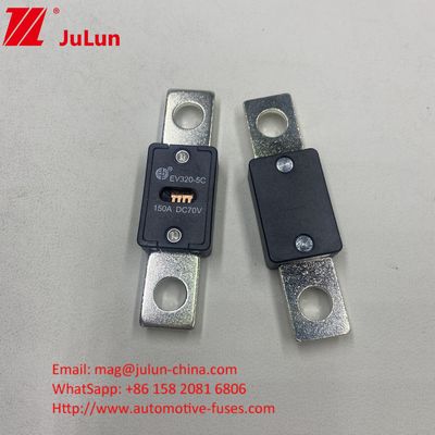 150A 70VDC EV320-5X Keramik Fuse Otomotif Kuarsa Pasir Karakteristik Listrik 1.0 Dalam 4 Jam 3.0 Dalam 10s Max
