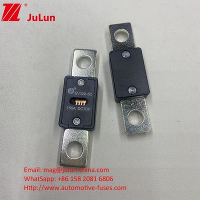Pemasangan sekrup EV320-5X 200A 70VDC Fuse kendaraan 68*19*10mm