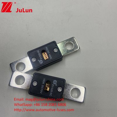 Fuse Bilah Otomotif EV320-3X-150A 70VDC Bolt M8 Mode Pemasangan Untuk Otomotif Otomotif