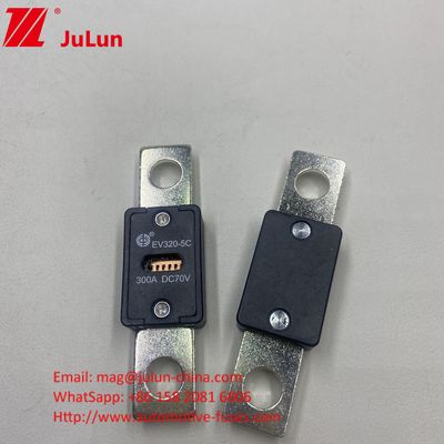 70VDC EV320-C Mini Blade Fuse 500A Voltage Rating 51mm Jarak Lubang