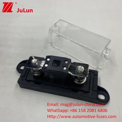 32V Waterproof Panel Mount ANM Bolt On Fuse Holder Block M8 Thick Base Clear PC Cover Untuk Kendaraan Otomatis Perahu