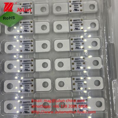 ASTM A202008 Fuse Keramik Otomotif 300A 125VDC 20KA Kapasitas Pemecahan
