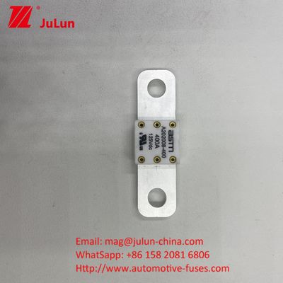 20KA Breaking A202008 ASTM 125V 150A Kapasitas Keramik Mobil Fuse Screw Bolt Mounting Untuk Keamanan dan Keandalan Fuse Otomotif