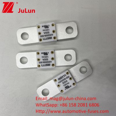 Fuse Baterai Mobil Keramik Kuat 100 Amper 125VDC Untuk Kendaraan Berat