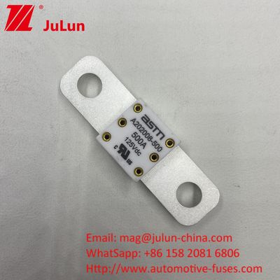 350A 125VDC Fuse Baterai Mobil Ukuran Kecil Perlindungan Sirkuit Singkat ASTM