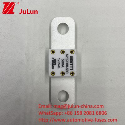 Fuse Battey Keramik 250A 125VDC EV Untuk Aplikasi Tugas Berat