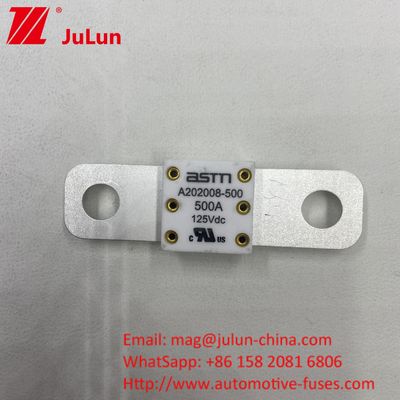 ASTM Bolt 400A 500A 125VDC Fuse Baterai Amp Mobil