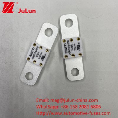 Fuse Baterai Keramik Mobil EV 500A 125VDC ASTM Otomotif