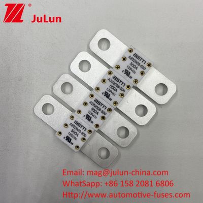 500A 125VDC High Current Rating Battery Fuse Untuk Kompatibilitas Universal