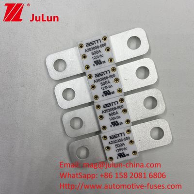 Bolt Fuse 200A 125VDC Perlindungan Peralatan Industri ASTM