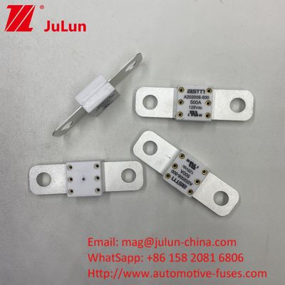 Fuse Baterai Mobil Keramik 350A 125VDC Kapasitas Patah Tinggi Di bawah 125Vdc