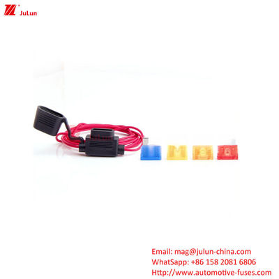 Adaptif Mobil Waterproof Fuse Holder Plug In Fuse Rating Voltage 32V-58V