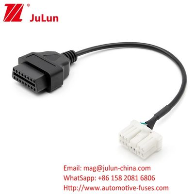 Kabel Konversi Diagnostik 12 Pin Mobil Wiring Harness Untuk Tesla Model S/X OBD2