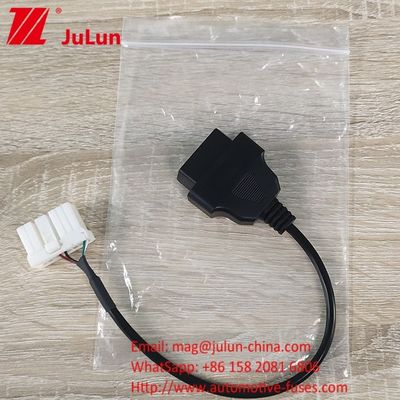 Kabel Konversi Diagnostik Kabel Pengkabelan Otomotif Tesla Model S/X OBD2 12 Pin