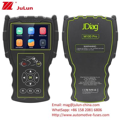 JDIAG M100 Pro Moto Scanner ECU Detektor Sepeda Motor Instrumen Diagnosis Kesalahan OBD