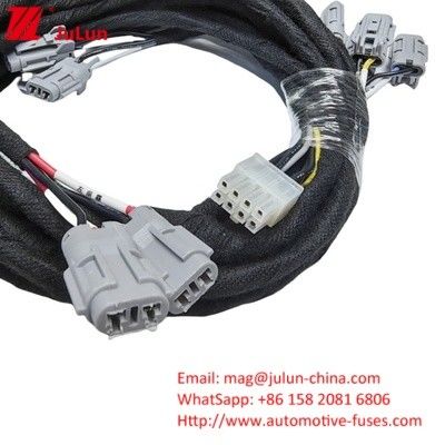 Waterproof Automotive LED headlight Socket Wire Adapter H1 9005/9006 Wanita ke Pria PVC Isolasi Low Beam Plug