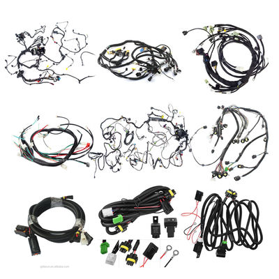 Konektor perakitan otomotif Custom Wiring Harness Untuk Mobil