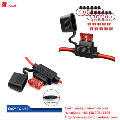 Plug In Car Waterproof Seat / Wire Mini Fuse Holder