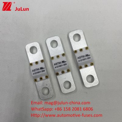 Metode pemasangan sekrup sekrup 200A 125VDC Keramik Fuse Kendaraan Rating arus tinggi untuk perlindungan sirkuit pendek