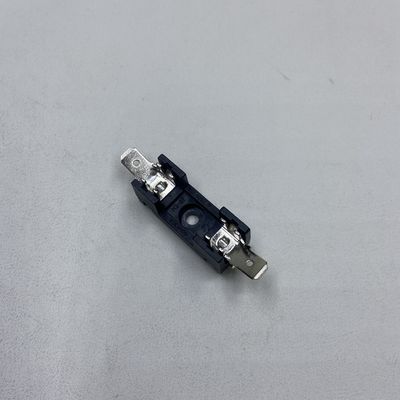 Pemasangan papan PCB 6*30mm 250VDC Hitam Biru Transparan Emas Pemegang Sekring Mobil
