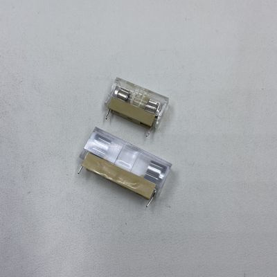 5x20mm Atau 6x30mm PCB Board Mounting Glass Fuse Holder Untuk Sistem Daya Di Mobil Hitam Biru Transparan Emas