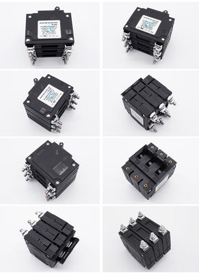 2Screw Terminal 3.5-80A Bakeliter Overload Protection Circuit Breaker Dengan Terminal Quick Connect