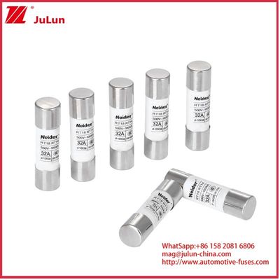 Kemampuan Penggantian 1000VDC 10A 15A 20A 25A 30A Solar GPV DC Fuse Untuk Perlindungan Listrik