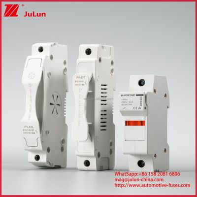 20A 1000DC 10*38 Keramik gPV Fuse Tegangan nominal Fotovoltaic tegangan tinggi pemegang fuse tabung