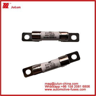 EV315-L 3EB 50A HS 10*38mm Truk Berat Listrik Lampu Bolt Instalasi 500VDC Tubular Fuse Dengan JASO D622 Kesesuaian