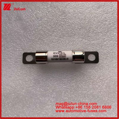 EV315-L 3EB 50A HS 10*38mm Truk Berat Listrik Lampu Bolt Instalasi 500VDC Tubular Fuse Dengan JASO D622 Kesesuaian