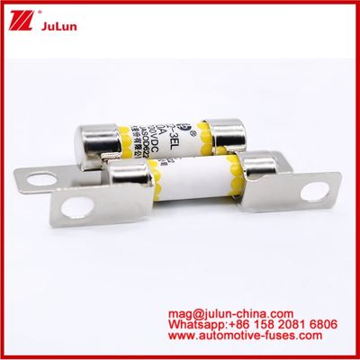 EV322 3EL 20A Fuse Keramik Tubular DC700V Untuk EV HEV Stud Mount
