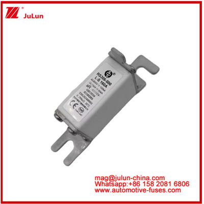RS306-000-L-160A Fuse Keramik Berukuran Kuadrat EV Atau HEV Stud-mount AC800V 100KA DC750V 50KA