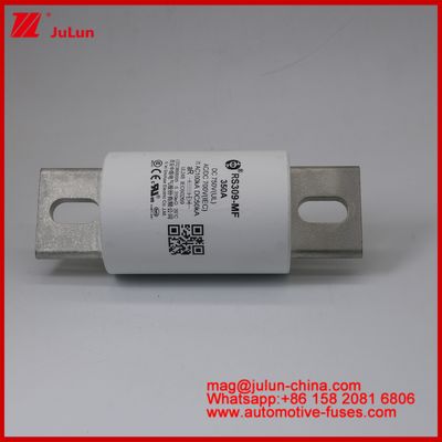 RS309-MF 350A Otomotif Bolt Stud-mount Keramik Tubular FUSE DC700AV DC Khusus dirancang untuk EV / HEV Perlindungan