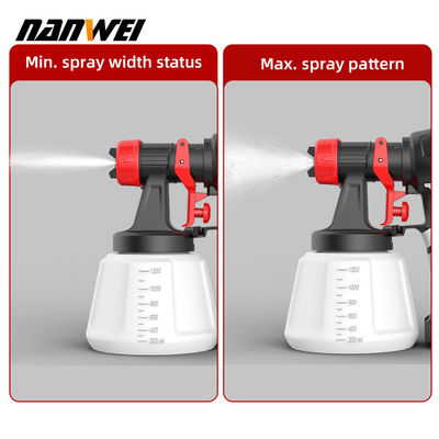 Popular High Spray Air Spray 700ml Pressure Paint Gun Cordless Portable Electric 1.5mm 1.0mm Diy Grade Battery Powered Renovate Rebuild House Garden