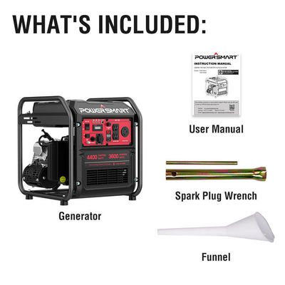 Electric Airless Sprayer Led Light Home InvertorB Portable Usa Powersmart 4400w Gas Generator Untuk Camping