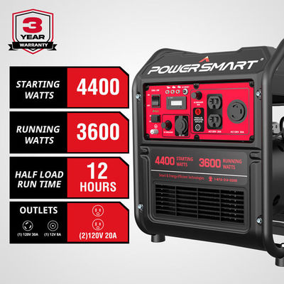 Electric Airless Sprayer Led Light Home InvertorB Portable Usa Powersmart 4400w Gas Generator Untuk Camping