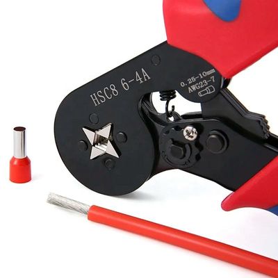 Tang Mini Crimping Manual dengan Berbagai Jenis Terminal 1200pcs Perlengkapan Tang Crimping Ferrule Kawat Mini Terisolasi Listrik Rumah Tangga