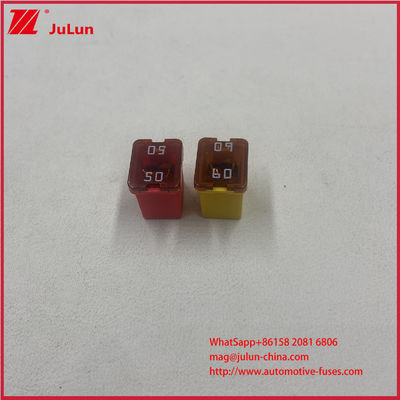 PC Cover 30A PA66SBFC-JT Fuse Cartridge Pacific Low-Aperage Plug-In Type Fuse J Case Slow Blow Auto Fuse DC32V Mobil Marinir RV Pemutus Sirkuit Otomotif