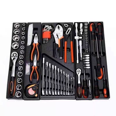 Set Kombinasi Kotak Alat Besi 85 Piece Mesin Perbaikan Tiga Lapisan Lipat Sleeve Set untuk Alat