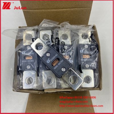 100A DC70V Fuse Kendaraan Listrik Tercanggih EV320-5C 5X 150A 300A DC70V Pengisian Cepat dengan Bahan Keramik Badan dan 6KA Maksimum Current Breaking