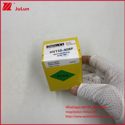 JASO D622 2006 Standar Eksekutif DC500V Tegangan Kendaraan Listrik Keramik Tubular HV150 50BP FUSE Untuk Kendaraan Ukuran Kecil