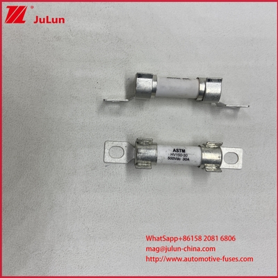 JASO D622 2006 Standar Eksekutif DC500V Tegangan Kendaraan Listrik Keramik Tubular HV150 50BP FUSE Untuk Kendaraan Ukuran Kecil