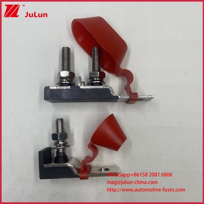 MRBF Terminal Fuse Blocks dengan Fuse Dual Studs Compact Marine Rated Battery Fuse 30A-300A 58V