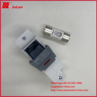 Pemegang sekering fotovoltaik 63A 22*58mm 1000DC TUV CE Ukuran Tautan Sekering untuk Standar GB/T14048.3