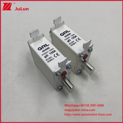 225A 160A 125A NT000/NH000 125A Tautan Sekering/pemegang Sekering Bilah Sekering Keramik Porselen Basis Sekering
